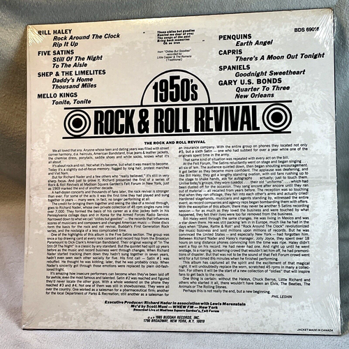 1950's Rock & Roll Revival - LP w/Programm 1985 Recorded Live SEALED BDS 69016 - Bild 2 von 3