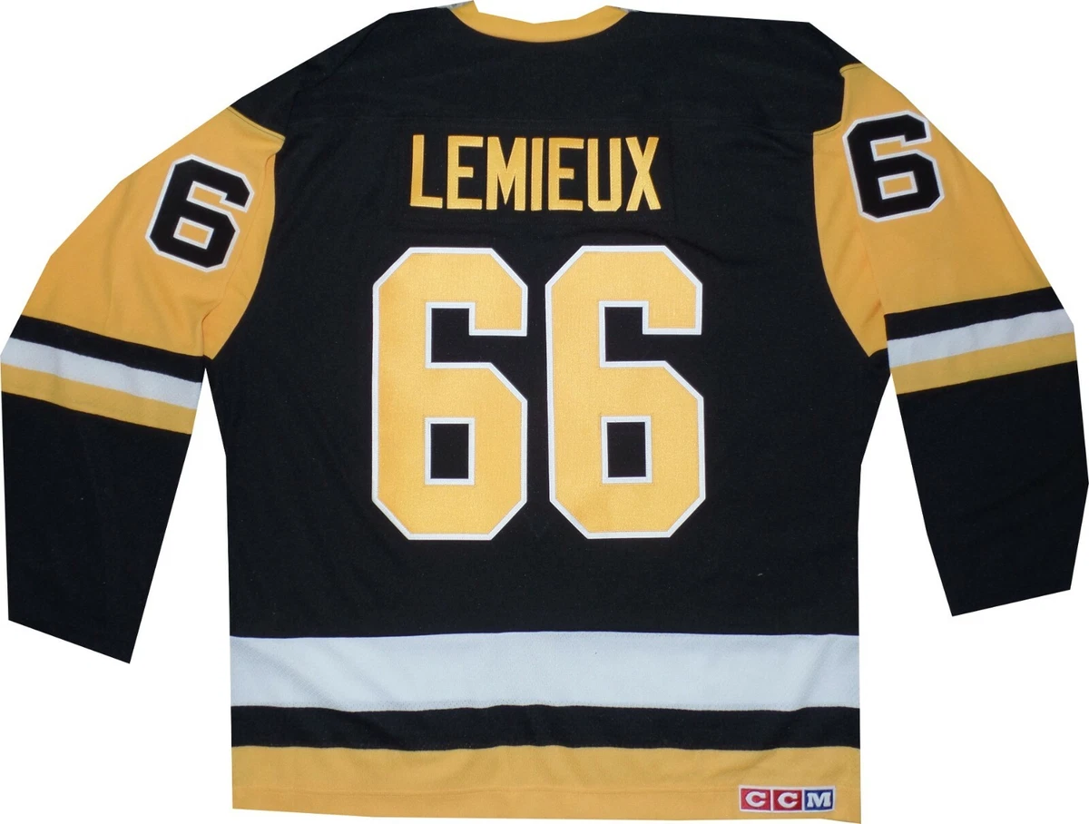 Men's Pittsburgh Penguins Mario Lemieux CCM Authentic Throwback