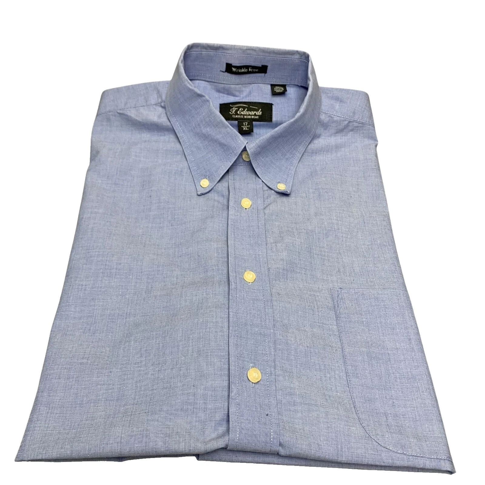 Edwards Algodón Informal Con Botones camisas para hombres