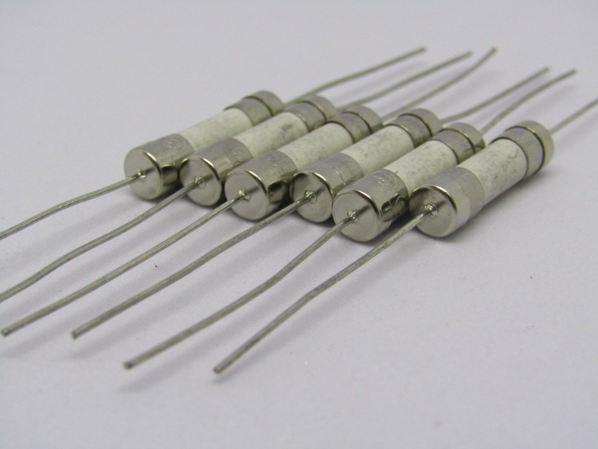 Fusibile In Ceramica Piombo Piede 6,3 AH Lento E F6,3 AH Soffio - Foto 5