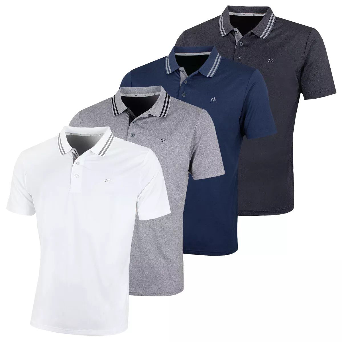 Calvin Klein Golf Mens Madison Lightweight Breathable Polo Shirt