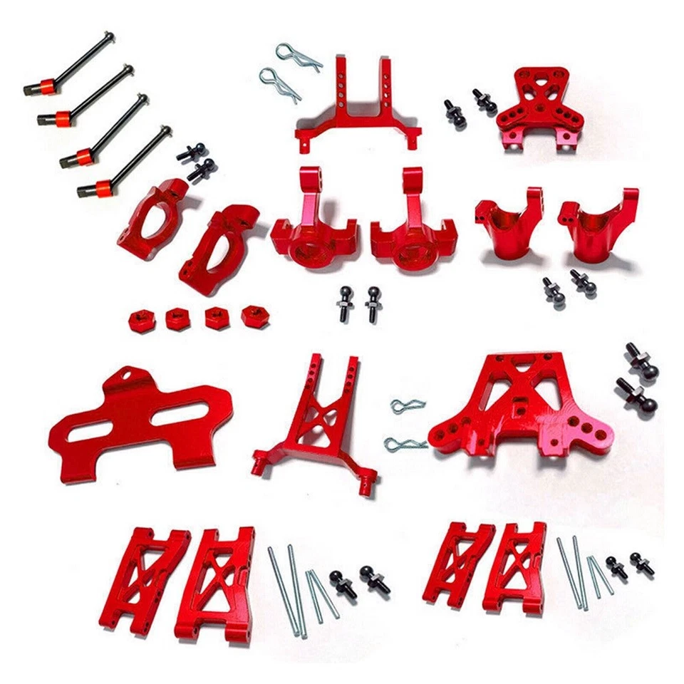 Upgrade Full Alloy Parts Kit for Traxxas 1/18 LaTrax Teton Model RC Car Hardened - Image 4 of 4