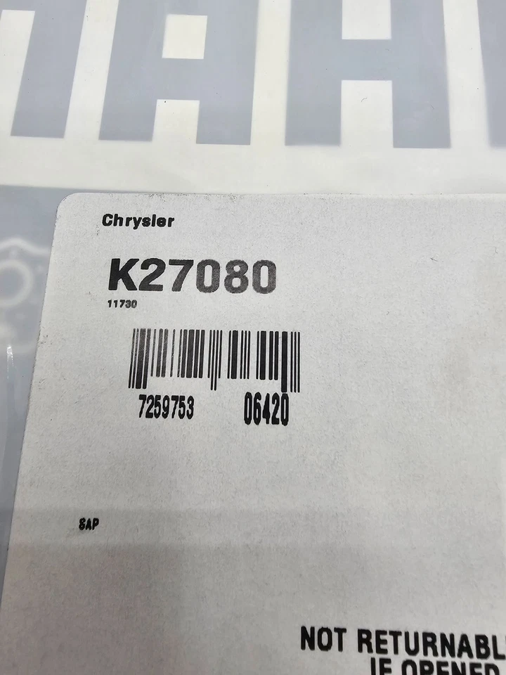 (QTY 3) Mahle Engine Water Pump Mounting Gasket K27080 for Chrysler - Изображение 2 из 4