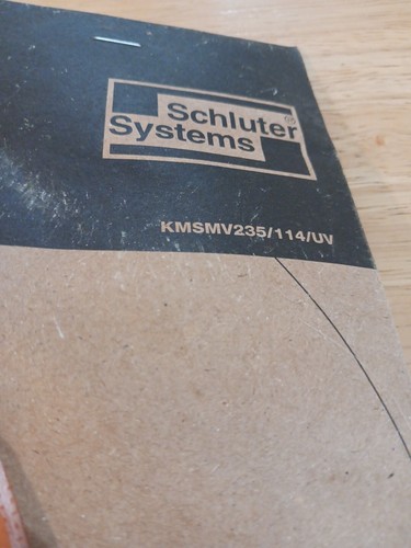 Schluter Kerdi Mixing Valve Seal 4-1/2" KMSMV235/114/UV Free Shipping Lot Of 3 - Picture 2 of 3