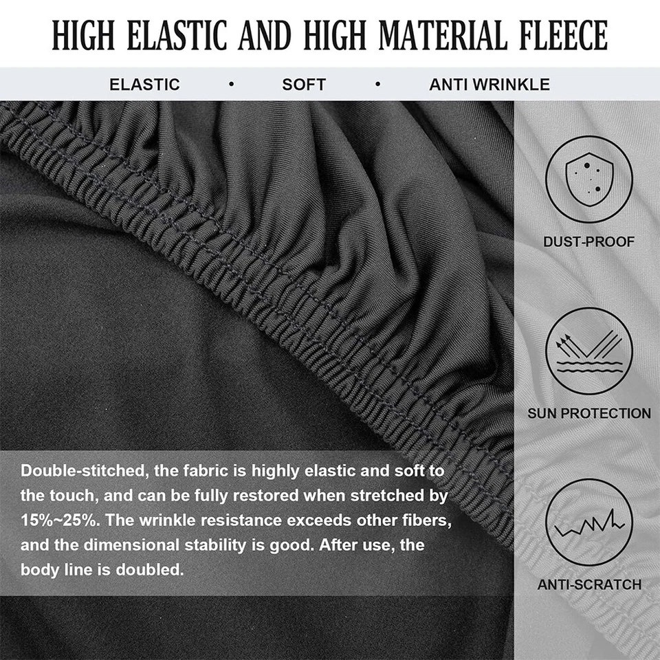 Атласный эластичный автомобильный чехол пыленепроницаемый водонепроницаемый для Audi TT RS 2011-2023 годов выпуска - Изображение 3 из 4