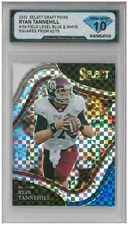 2022 Panini Select RYAN TANNEHILL #156 Blue & White Squares /75💎DSG 10 Gem Mint