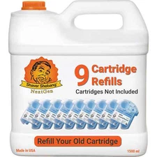 Braun Clean & Renew 9 cartridges refills from 1 bottle of Shaver Shebang NextGen