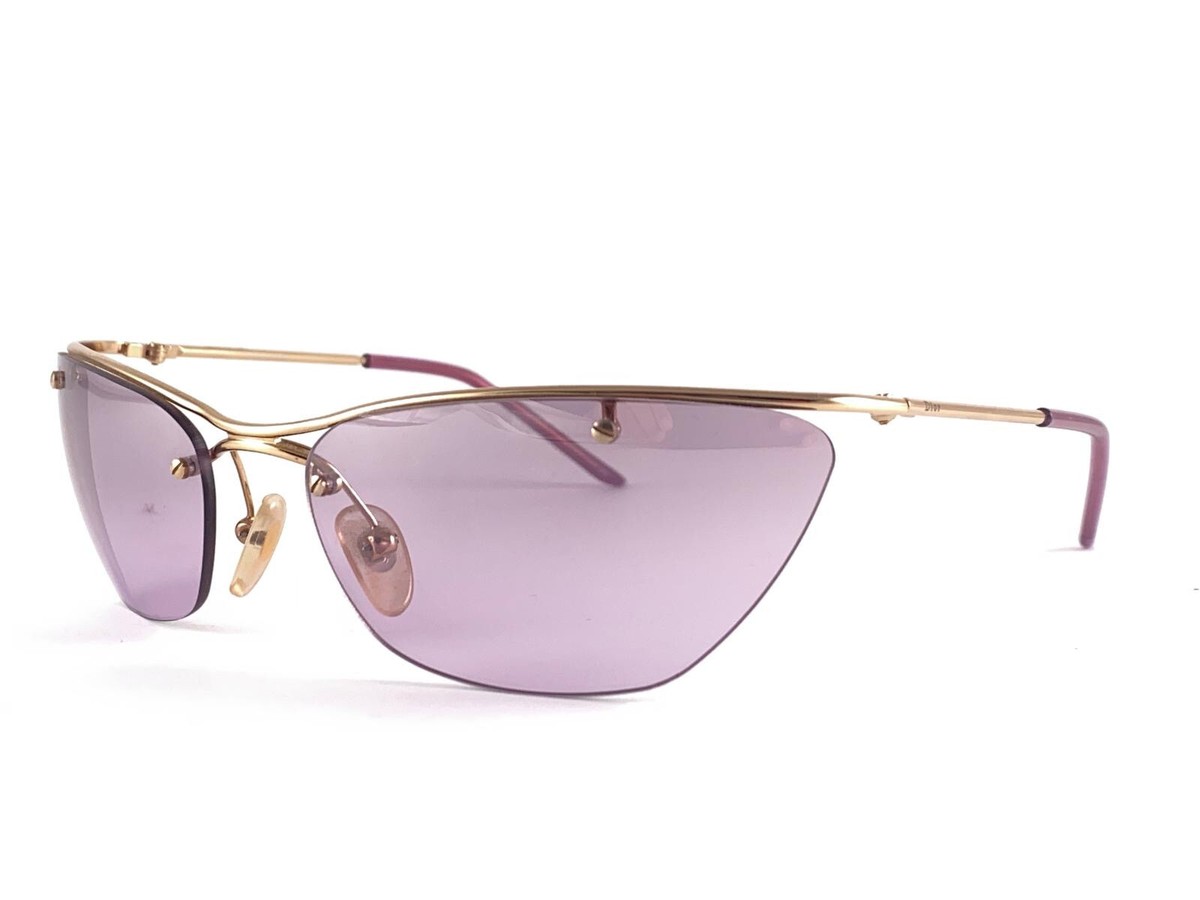 【美品】Dior AVENTURA 星ロゴ サングラス 90s Y2K dior-diorlywood-rimless-