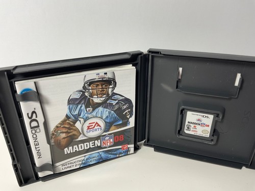 Nintendo DS Madden NFL 08 Game EA Sports With Manual Pre Owned - Picture 3 of 3