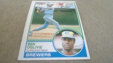 1983 O-Pee-Chee BASEBALL CARD # 91 BEN OGLIVIE MILWAUKEE BREWERS OPC