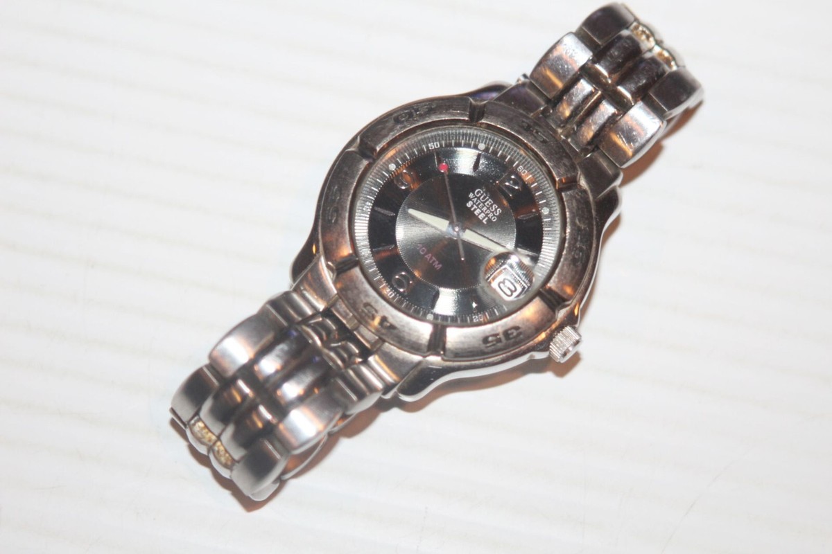 おトク⭐️GUESS WATERPRO Steel 10ATM 腕時計⭐️ おトク⭐️GUESS WATERPRO Steel 10ATM 腕時計⭐️ - メルカリ