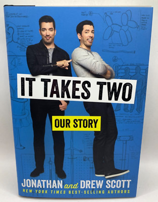 Signed First Edition   It Takes Two - Our Story  By Bros Jonathan and Drew Scott