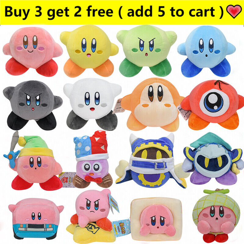 Anime Kirby Super Star Plush Toys Cute Stuffed Collection Doll Kid Birthday Gift
