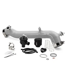 RPM Silver Silicone Charge Tube w/ BOV for Polaris RZR XP Turbo DYNAMIX Ed 2018