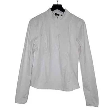 Spyder Active Quarter Zip Pullover Top Women Medium White Athleisure Sporty Gym