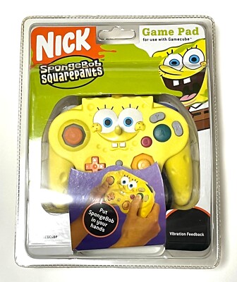 Dead Stock Unused Nick Nintendo Gamecube Controller Spongebob Squarepants