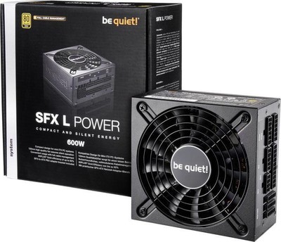 be quiet! SFX-L Power 600 Watt SFX12 V PC Netzteil, PSU