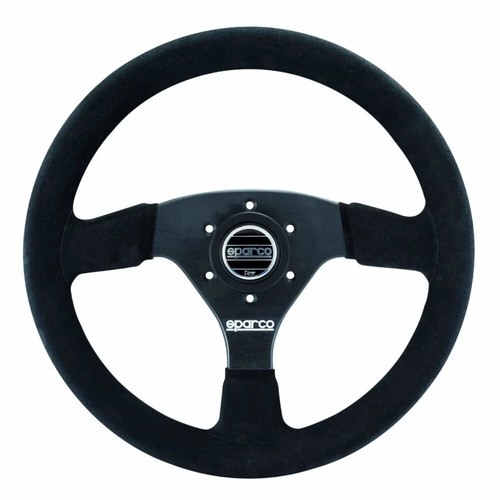 Sparco 323 330mm Diameter Rally Race suede Flat-Dish Steering Wheel - Picture 2 of 2