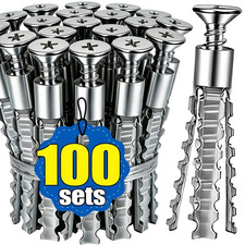 6-8mm Expansion Bolts Hollow Wall Anchors Metal Screw Fastener Kit UK
