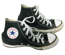 Converse Chuck Taylor All Star Black High Top Shoes Mens Size 4.5 Womens 6.5