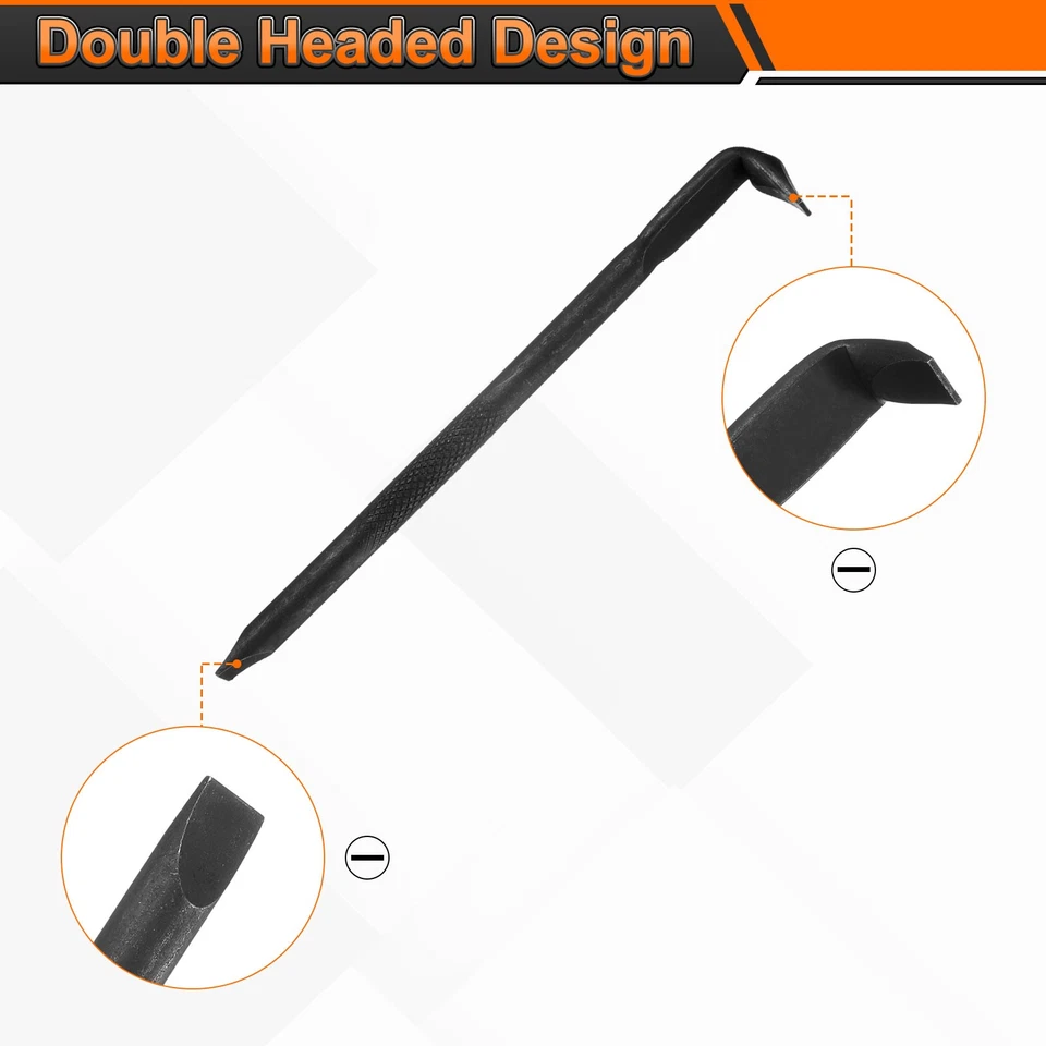 2pcs Offset Screwdriver SL6 Slotted Head Right Angle Screw Driver, Black Foto 4 de 4