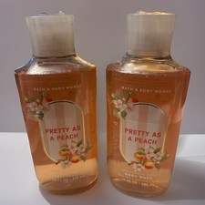 2 NEW Bath  Body Works PRETTY AS A PEACH Body Wash SEALED