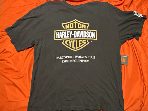 Harley-Davidson Darc Sport Wolves Club Limited Edition T-Shirt Size L