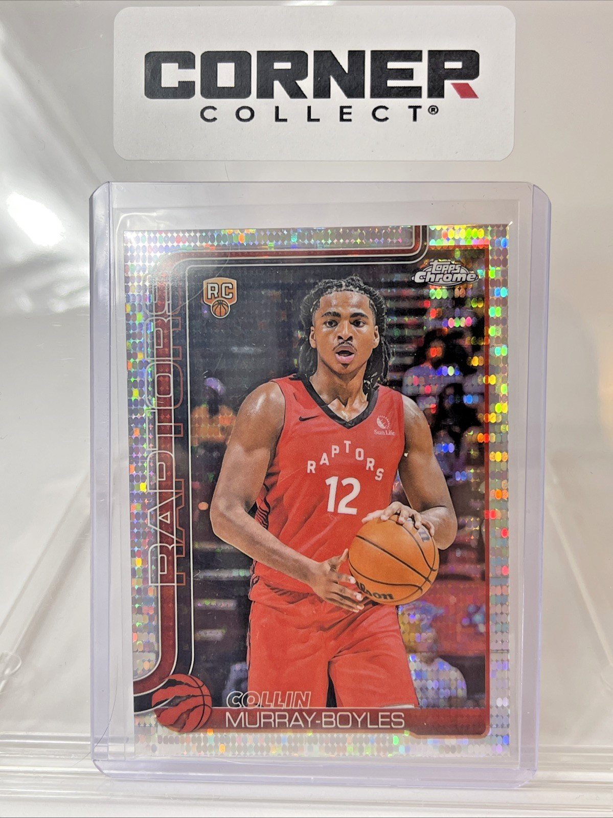 Collin Murray-Boyles 2025 Topps Chrome #259 Prism Refractor Rookie RC