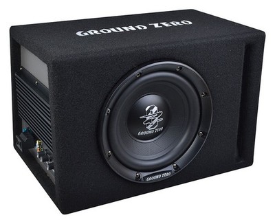Ground Zero GZIB 20BR-ACT Active Bass Reflex Subwoofer 20 cm 100 WRMS 4 Ohm