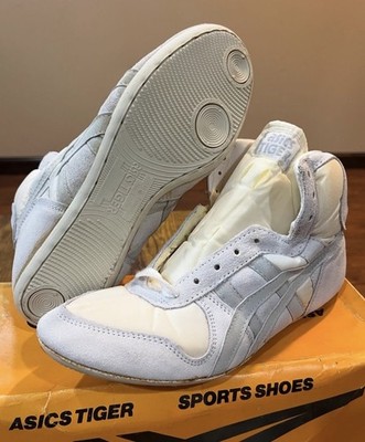 Asics Tiger Reflex White/Natural Wrestling Shoes Size 7.5
