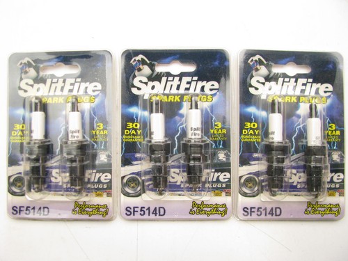 (6) Splitfire SF514D Performance Spark Plugs - 1998-2007 Ford F-150 4 ...