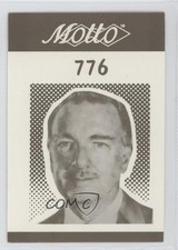 1987 Motto Game Cards Walter Cronkite #776 0kb5