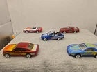 5 Vintage 1982-1986 Matchbox Laser Wheels. Camaro, Firebird, Mercedes, Corvette,