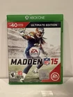 Madden NFL 15 -- Ultimate Edition (Microsoft Xbox One, 2014) - CIB - Tested