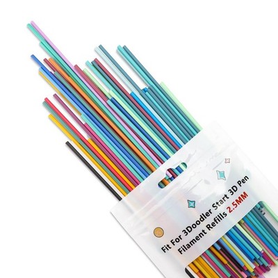 22 Colors 3D Pen Refills for 3Doodler Start 3D Pen, Low Temperature PCL Filam...