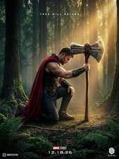 Thor Will Return Marvel December 18 2026 Hero Poster