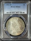 1901-O Morgan Silver Dollar $1 PCGS MS64 New Orleans Mint