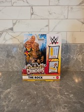 WWE Knuckle Crunchers The Rock Figure w/ Stretcher & Pipe Accessory (2025)