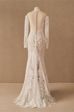 Watters Ula Wedding Dress Size 4 Ivory Blush Lace Bridal Gown NWT Style 69100R