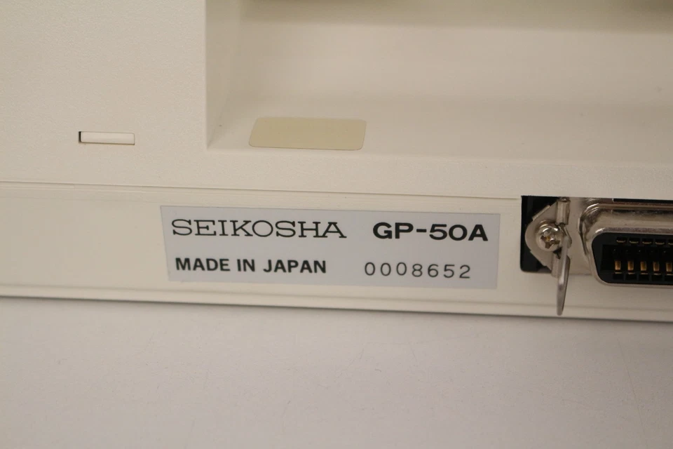 Seikosha GP-50A PDM-4 Graphic Printer Drucker Computerzubehör vintage NOS? 46p50 - Bild 3 von 4