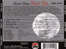 BRYAN SHAW NIGHT OWL NEW CD