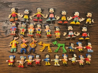 Sammlung 33 x Figur Heimo 60/70er Jahre Micky Maus, Minnie Maus, Goofy, Pluto..