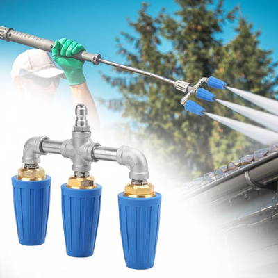 #ad #ad Triple Turbo Nozzle High Pressure Washer Rotating Spray Tip 4000PSI 1 4#x27;#x27; Quick $27.49