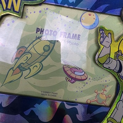 Vintage 90s Toy Story Buzz Lightyear Picture Frame 5x7