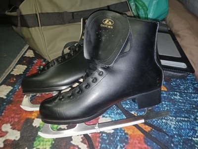 Sharpened Botas DAVID XL Figure Ice Skates Black Size 46 Lace-up KK44151-7-326