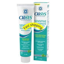 Closys Fluoride Toothpaste Gentle Mint, Whitening, Enamel Protection, 7 Oz