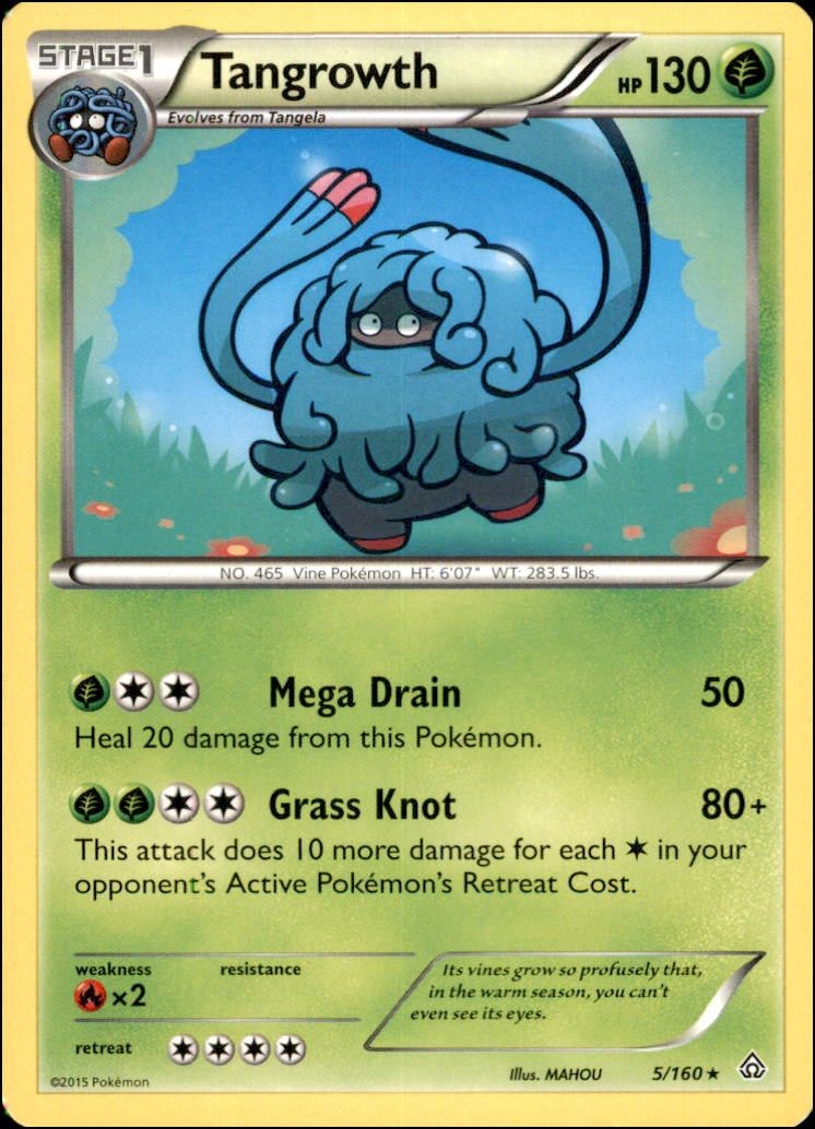 Pokemon - Tangrowth #5/160 - XY - Primal Clash Rare
