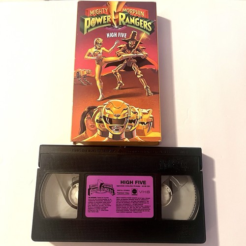 Power Ranger VHS Lot - Day Of The Dumpster #1 & High Five #2 - Picture 3 of 4