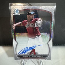 2023 Bowman Chrome MOJO RC AUTO Deyvison De Los Santos! Rookie! Autograph!