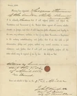 Jesse Sherwood – 1864 U.S. Navy Surgeons Steward Naval Document